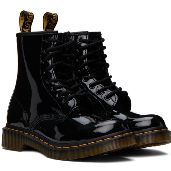 DR. MARTENS Black 1460 Boots - Picture 1 of 2
